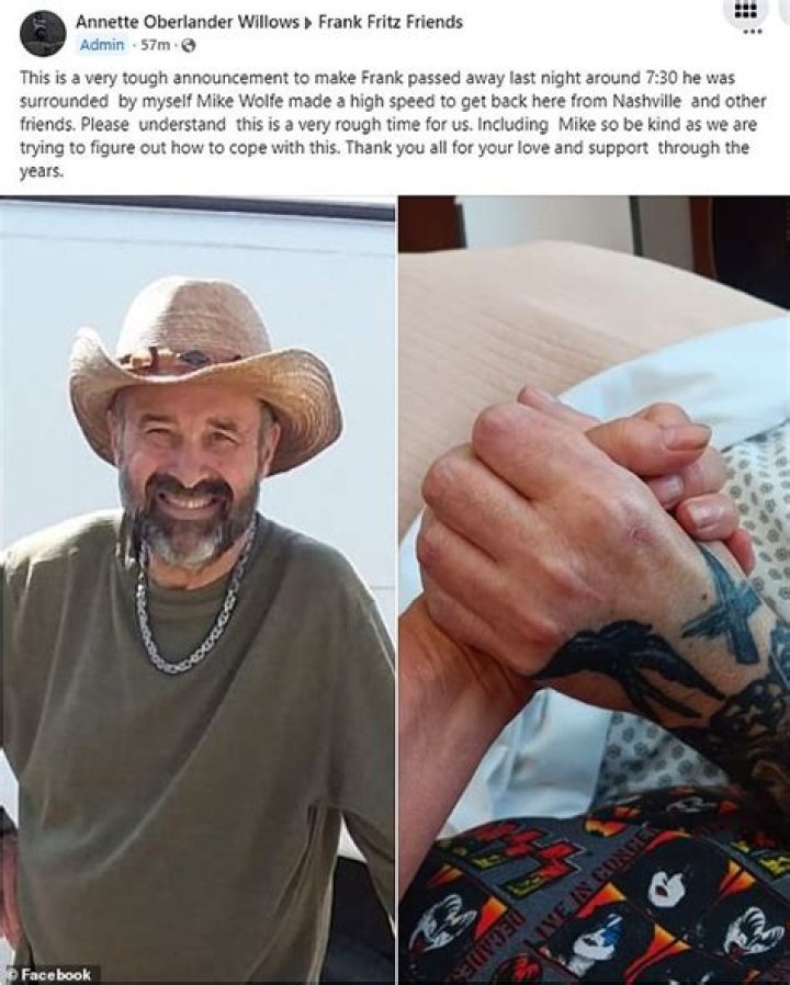 Unraveling The Mystery: Did Frank Fritz Pass Away Today?
